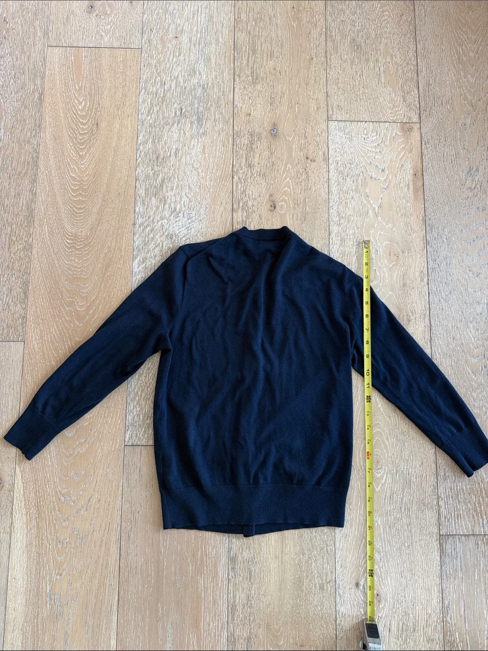 J. Crew Navy Button-Up Lightweight Cardigan 00s